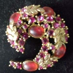 Ladies multi flower Brooch